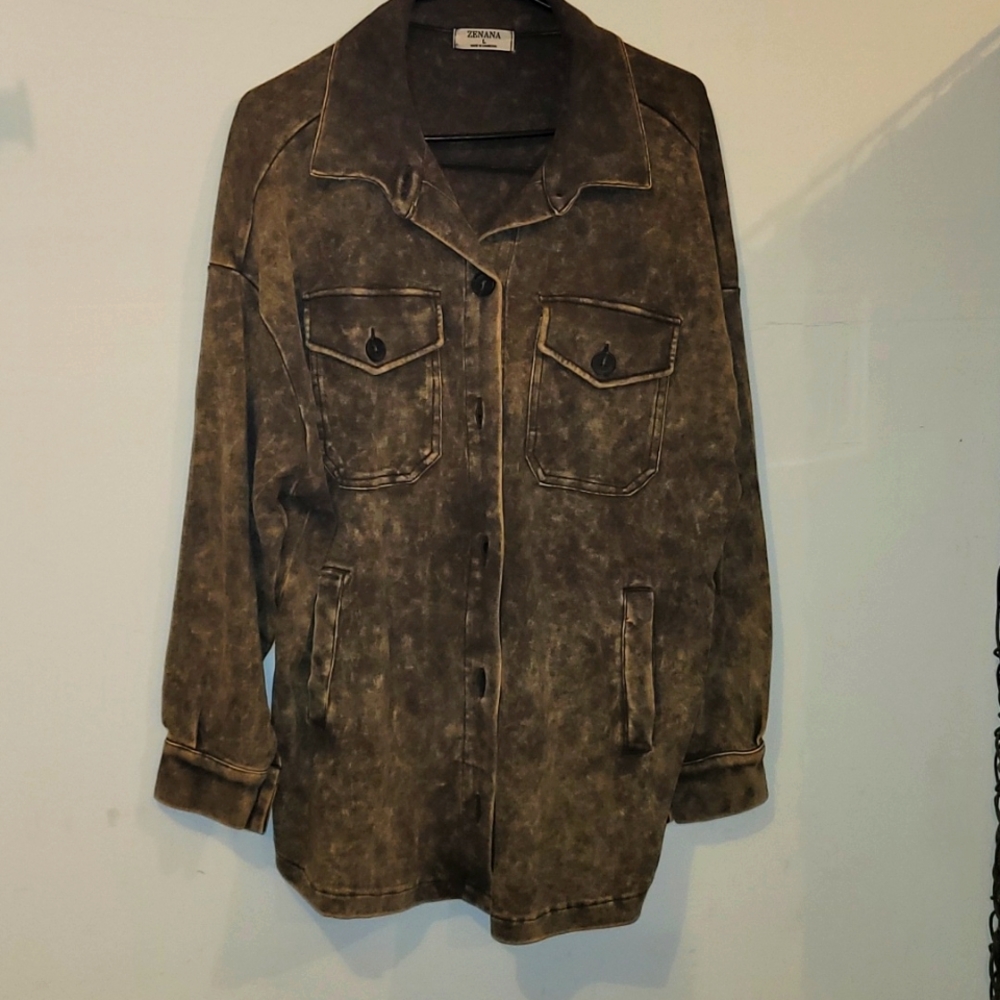Zenana Women's Brand New mineral brown and black wash. Gorgeous and soft!!